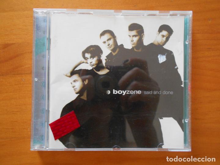CDs de m&uacute;sica: CD BOYZONE - SAID AND DONE (6B) - Foto 1