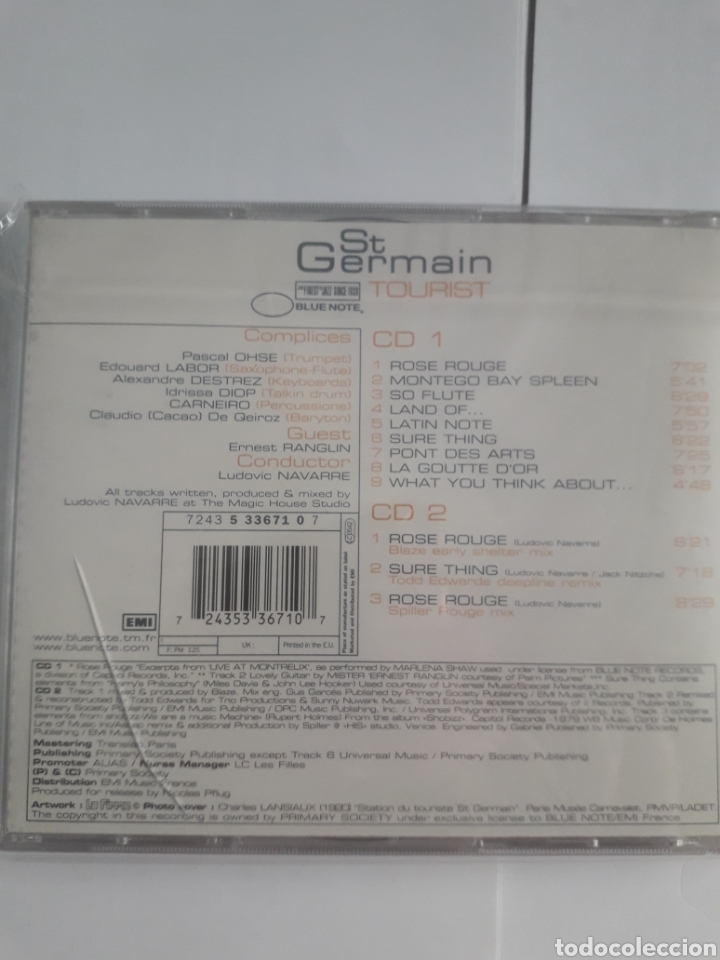 CDs de m&uacute;sica: St Germain. Tourist. 2 Cds - Foto 2