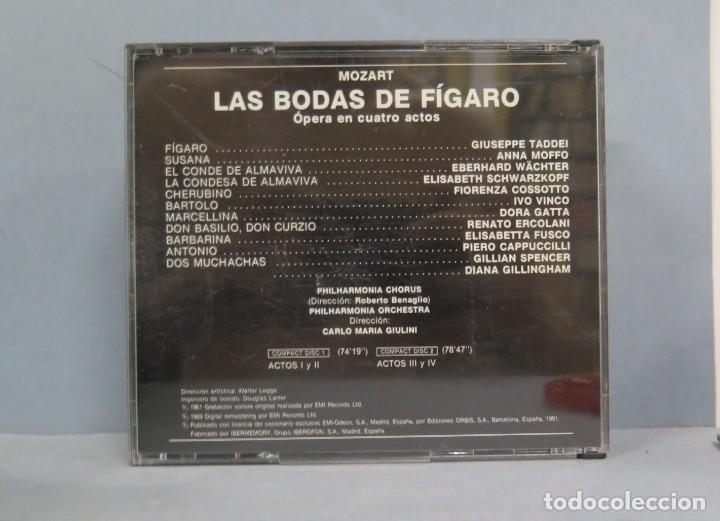 CDs de m&uacute;sica: CD. MOZART. LAS BODAS DE FIGARO - Foto 2