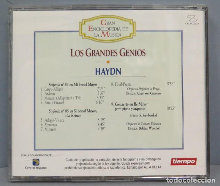 CDs de m&uacute;sica: CD. LOS GRANDES GENIOS. HAYDN - Foto 2
