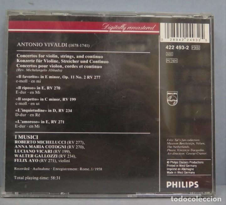 CDs de m&uacute;sica: CD. VIVALDI. 5 Concerti Con Titoli - Foto 2
