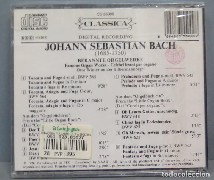 CDs de m&uacute;sica: CD. Bekannte Orgelwerke. BACH - Foto 2