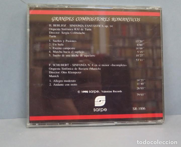 CDs de m&uacute;sica: CD. GRANDES COMPOSITORES ROM&Aacute;NTICOS. BERLIOZ Y SCHUBERT - Foto 2