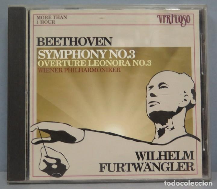 CDs de m&uacute;sica: CD. BEETHOVEN SYMPHONY NO. 3. OVERTURE LEONORA NO. 3 - Foto 1