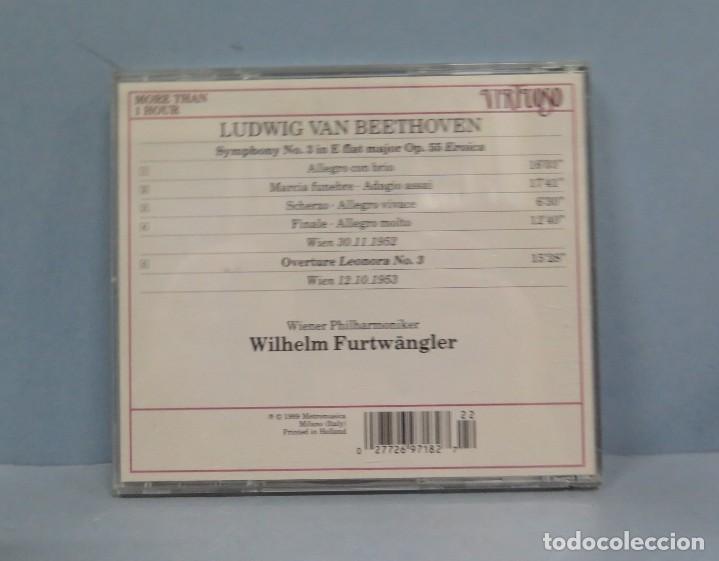 CDs de m&uacute;sica: CD. BEETHOVEN SYMPHONY NO. 3. OVERTURE LEONORA NO. 3 - Foto 2