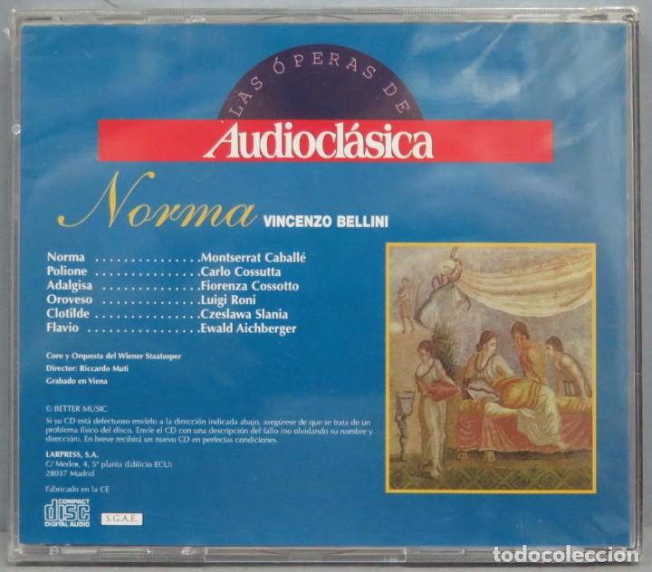 CDs de m&uacute;sica: CD. NORMA. BELLINI. AUDIOCLASICA. 2. PRECINTADO - Foto 2