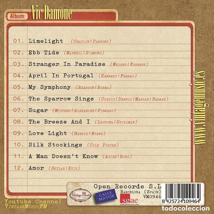 CDs de m&uacute;sica: VIC DAMONE - LIMELIGHT - Foto 2