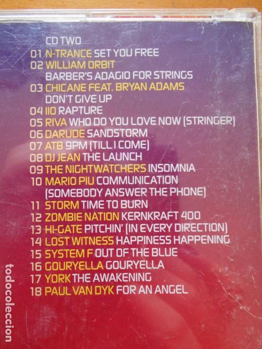 CDs de m&uacute;sica: CD TRANCE CLASSICS (2 CDS) (6I) - Foto 3