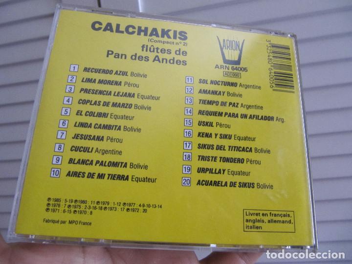 CDs de m&uacute;sica: Los Calchakis &lrm;&ndash; Fl&ucirc;tes De Pan Des Andes - Foto 2