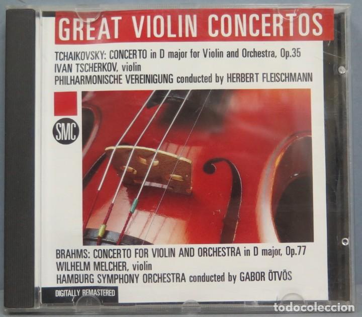 CDs de m&uacute;sica: CD. GREAT VIOLIN CONCERTOS. SMC - Foto 1