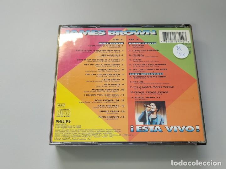 CDs de m&uacute;sica: James Brown - &iexcl; Esta Vivo ! (2xCD, Comp) - Foto 2