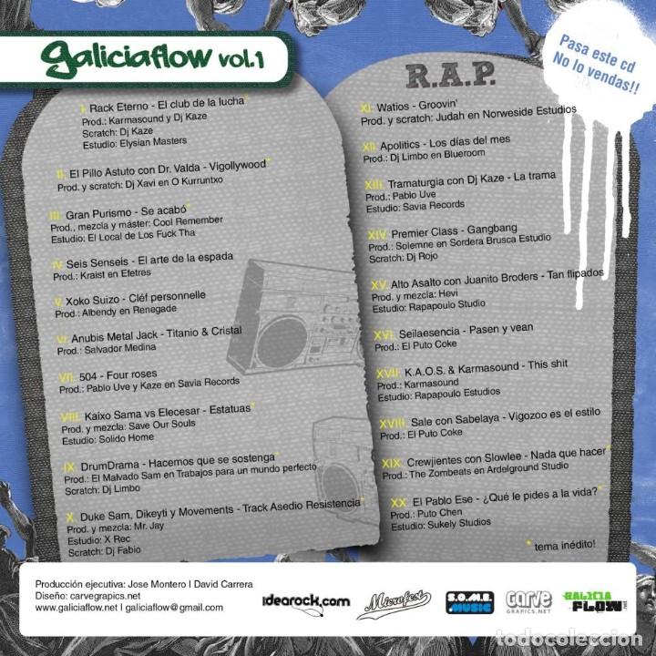 CDs de m&uacute;sica: GALICIAFLOW - VOL.1 - CD - Foto 2