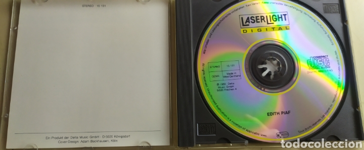 CDs de m&uacute;sica: Edith Piaf / Edith Piaf / cd original - Foto 3