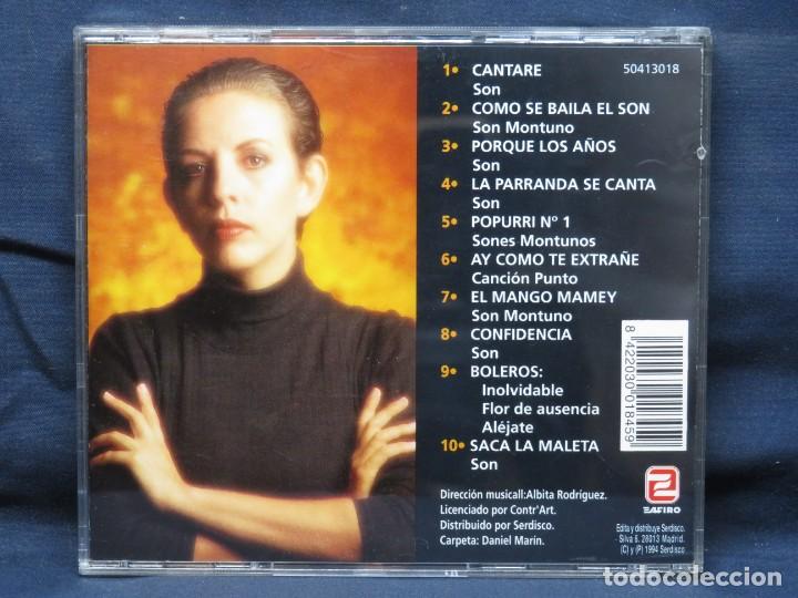 CDs de m&uacute;sica: ALBITA RODRIGUEZ - CANTARE - CD - Foto 2