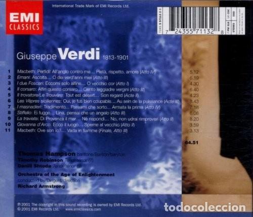 CDs de m&uacute;sica: Verdi: Opera Arias - Thomas Hampson - CD - Foto 2