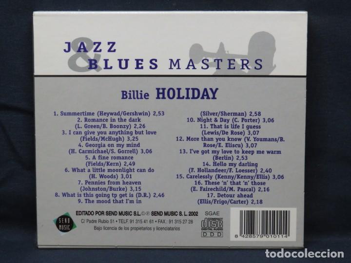 CDs de m&uacute;sica: BILLIE HOLIDAY - JAZZ & BLUES MASTERS - CD - Foto 2