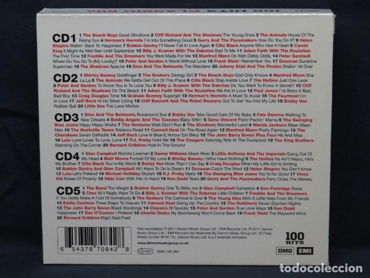 CDs de m&uacute;sica: VARIOS - 100 HITS CLASSIC 60S - 5 CD - Foto 2