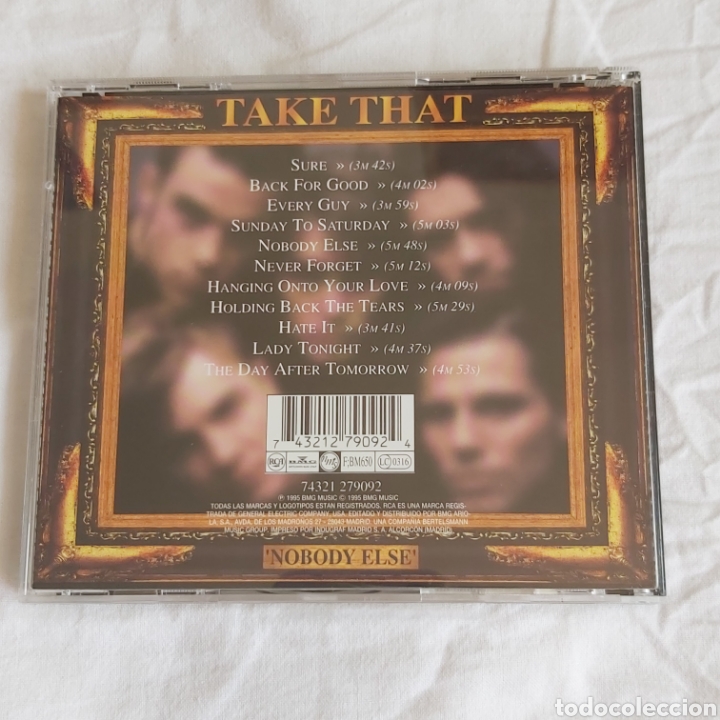 CDs de m&uacute;sica: Take That - Nobody Else - Cd 1995 - Foto 2
