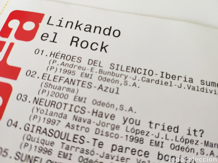 CDs de m&uacute;sica: Ataulfa. Linkando el rock. H&eacute;roes del silencio - Foto 3
