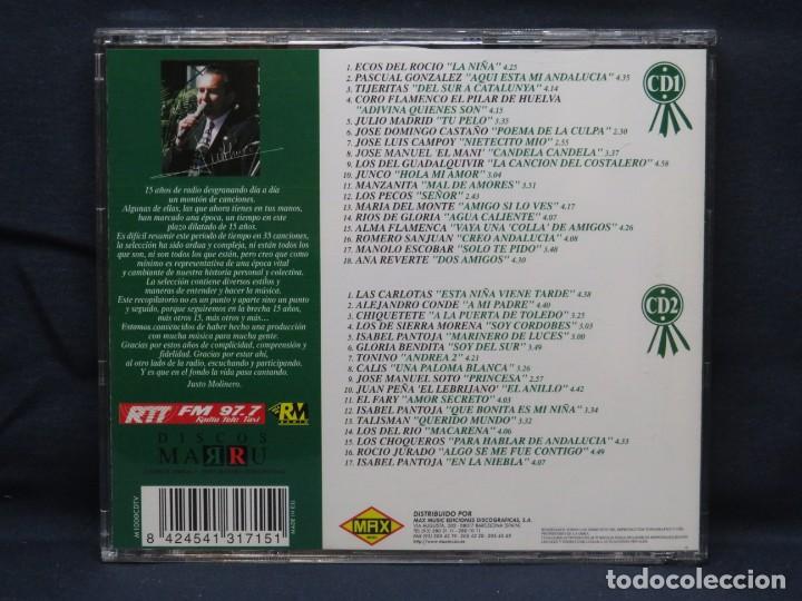 CDs de m&uacute;sica: Justo Molinero &lrm;&ndash; El Jaroteo, 15 a&ntilde;os de &eacute;xitos - CD - Foto 2