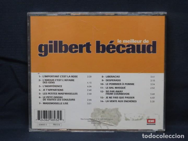 CDs de m&uacute;sica: GILBERT BECAUD - LE MEILLEUR DE GILBERT BECAUD - CD - Foto 2