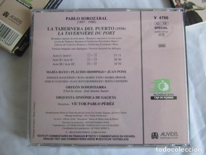 CDs de m&uacute;sica: CD + Libreto La taberna del Puerto, Pablo Sorozabal 1996 - Foto 6