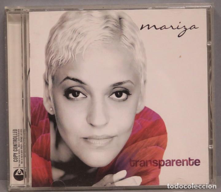 CDs de m&uacute;sica: CD. MARIZA. TRANSPARENTE - Foto 1