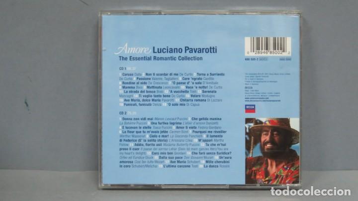 CDs de m&uacute;sica: 2 CD. PAVAROTTI. AMORE - Foto 2