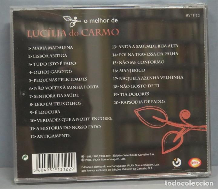 CDs de m&uacute;sica: CD. O MELHOR DE LUCILIA DO CARMO - Foto 2