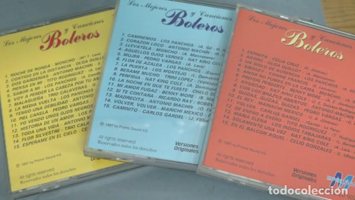 CDs de m&uacute;sica: 3 CD. LOS MEJORES BOLEROS Y CANCIONES - Foto 2