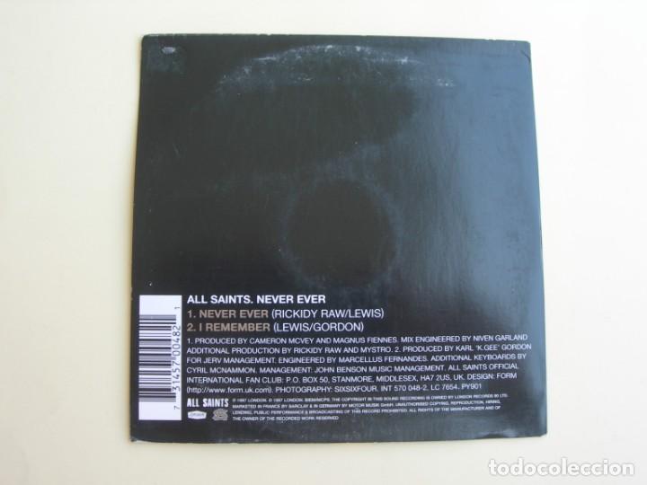 CDs de m&uacute;sica: ALL SAINTS NEVER NEVER +1 CD SINGLE - Foto 2