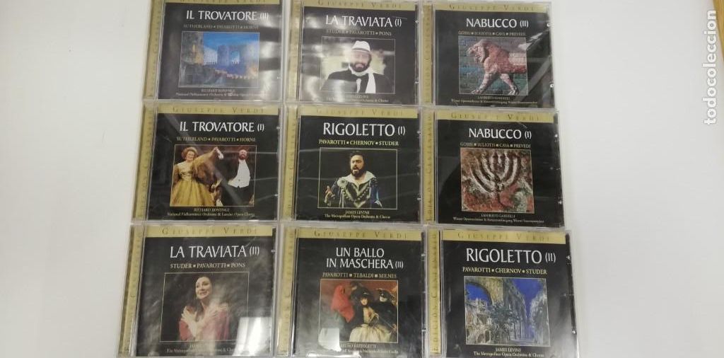 CDs de M&uacute;sica: 720- 9CDS COLECCION VERDI- OPORTUNIDAD! LIQUIDACION!