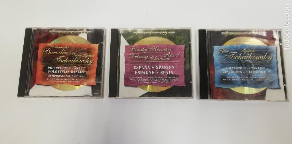 CD de M&uacute;sica: 720- 3CDS COLECCION CLASSICA D&acute;ORO- LIQUIDACION!