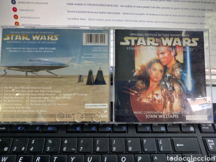 CDs de m&uacute;sica: Star wars cd b.s.o. el ataque de los clones 2002 - Foto 1