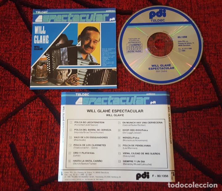 CDs de m&uacute;sica: WILL GLAHE ** Espectacular ** CD ORIGINAL 1988 - Foto 1