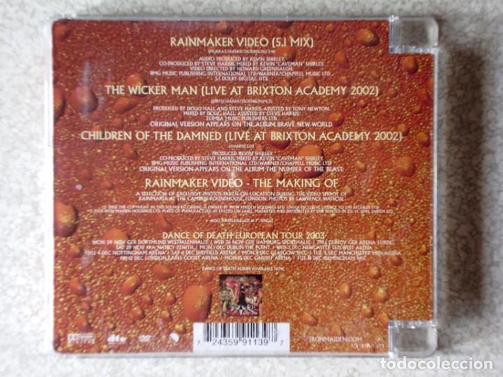 CDs de m&uacute;sica: IRON MAIDEN.RAINMAKER..DVD 4 TEMAS...RARO - Foto 2