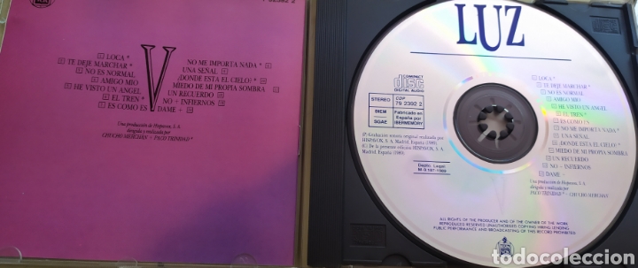 CDs de m&uacute;sica: Luz / V / cd original - Foto 3