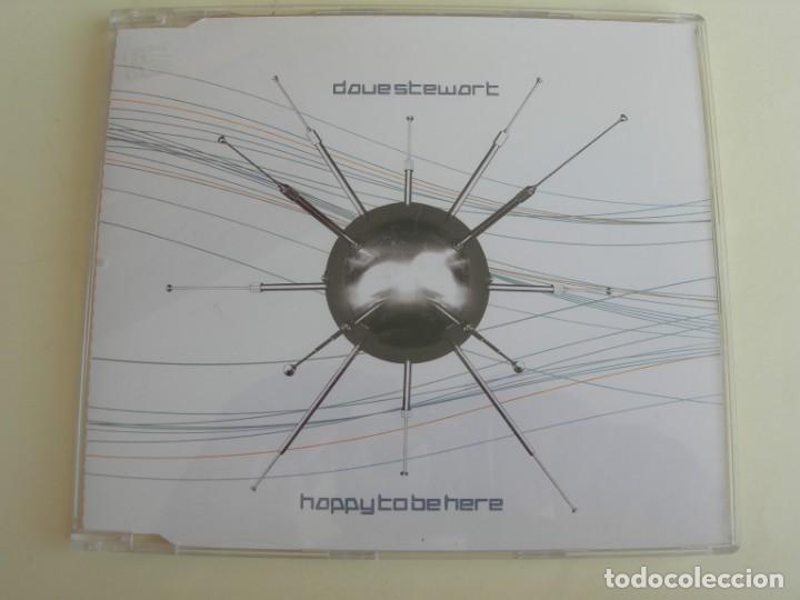 CDs de m&uacute;sica: DAVE STEWART HAPPY TO BE HERE 3 VERSIONES CD SINGLE - Foto 1