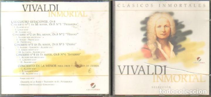 CDs de M&uacute;sica: CLASICOS INMORTALES VIVALDI. N&ordm; 1. CD-1652