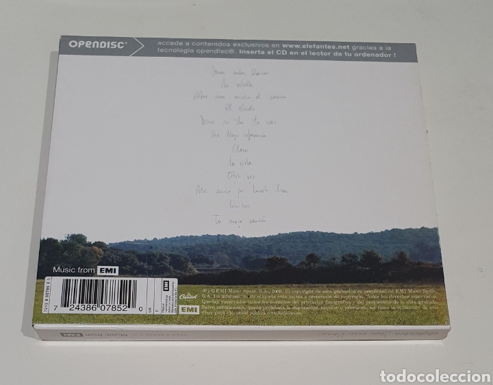 CDs de m&uacute;sica: ELEFANTES / CD / SOMOS NUBES BLANCAS - Foto 3