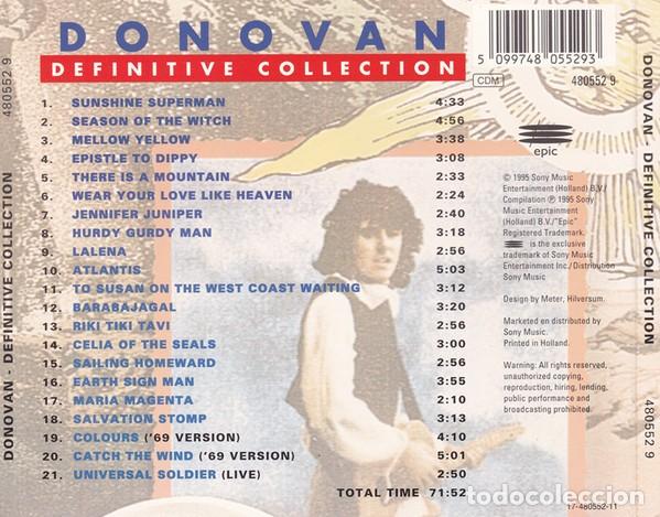 CDs de m&uacute;sica: Donovan - Definitive Collection - CD - Foto 2