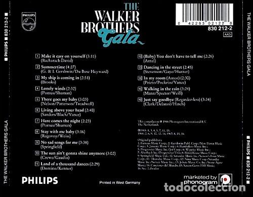 CDs de m&uacute;sica: The Walker Brothers - Gala - CD - Foto 2