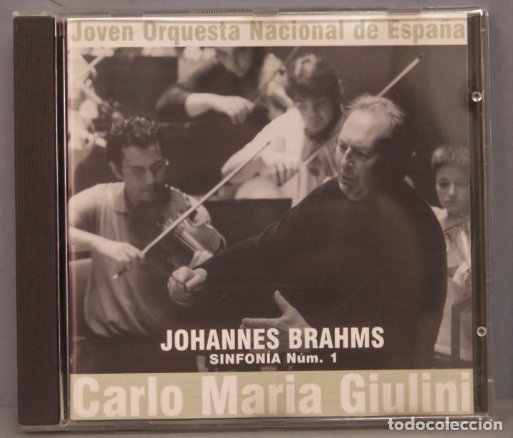 CDs de m&uacute;sica: CD. BRAHMS. SINONIA N&ordm; 1. GIULINI - Foto 1