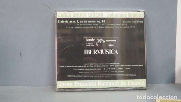 CDs de m&uacute;sica: CD. BRAHMS. SINONIA N&ordm; 1. GIULINI - Foto 2