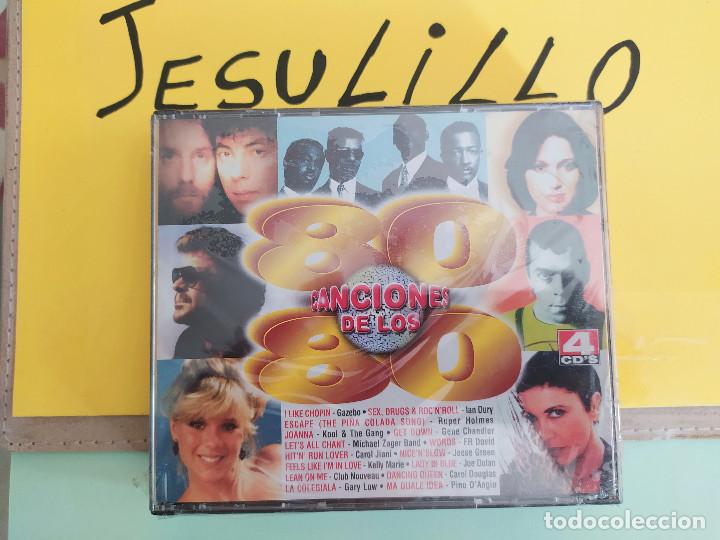 Music CDs: 80 CANCIONES DE LOS 80 4 CDS NUEVO PRECINTADO