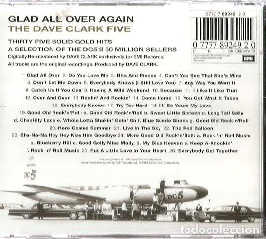 CDs de m&uacute;sica: CD THE DAVE CLARK FIVE : GLAD ALL OVER AGAIN - SOLID GOLD HITS ( 26 TRACKS ) - Foto 2