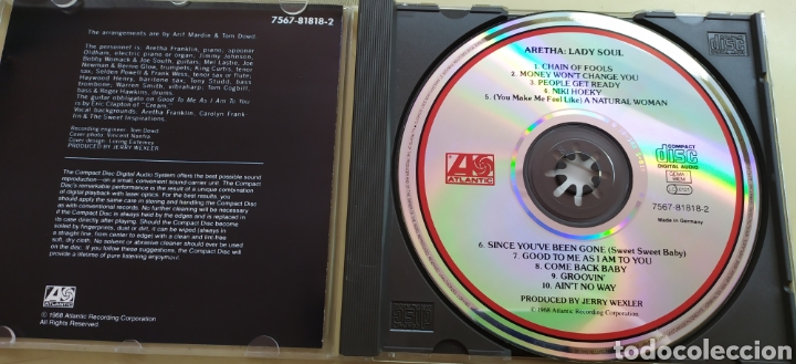 CDs de m&uacute;sica: Aretha : Lady Soul / cd original - Foto 3