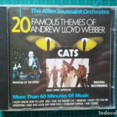 CDs de Música: 20 FAMOUS THEMES OF ANDREW LLOYD WEBER - THE ALLEN TOUSSAINT ORCHESTRA CD
