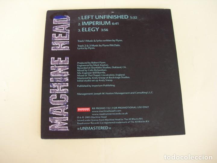 CDs de m&uacute;sica: MACHINE HEAD LEFT UNFINISHED +2 CD SINGLE - Foto 2