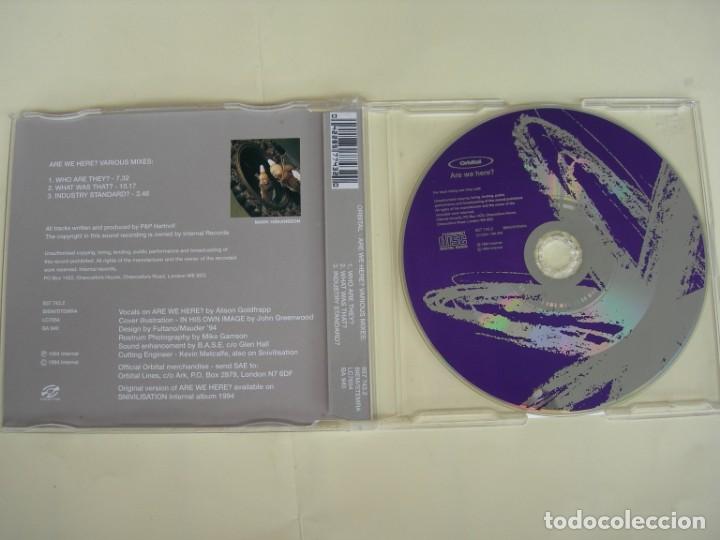 CDs de m&uacute;sica: ORBITAL ARE WAR HERE? VARIOUS MIXES CD SINGLE - Foto 2
